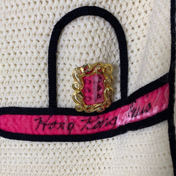 Vintage Ethel of Beverly Hills Women’s Cardigan Wool Novelty‎ Mod Fashion Size M - Picture 4 of 16